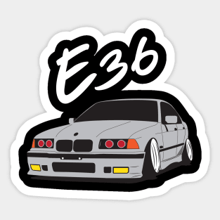 E36 illustration Sticker